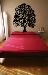 Welurowa naklejka Drzewo do sypialni